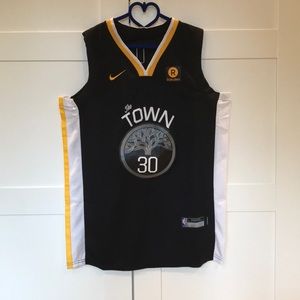 Stephen Curry Black Youth Large Vintage Jersey